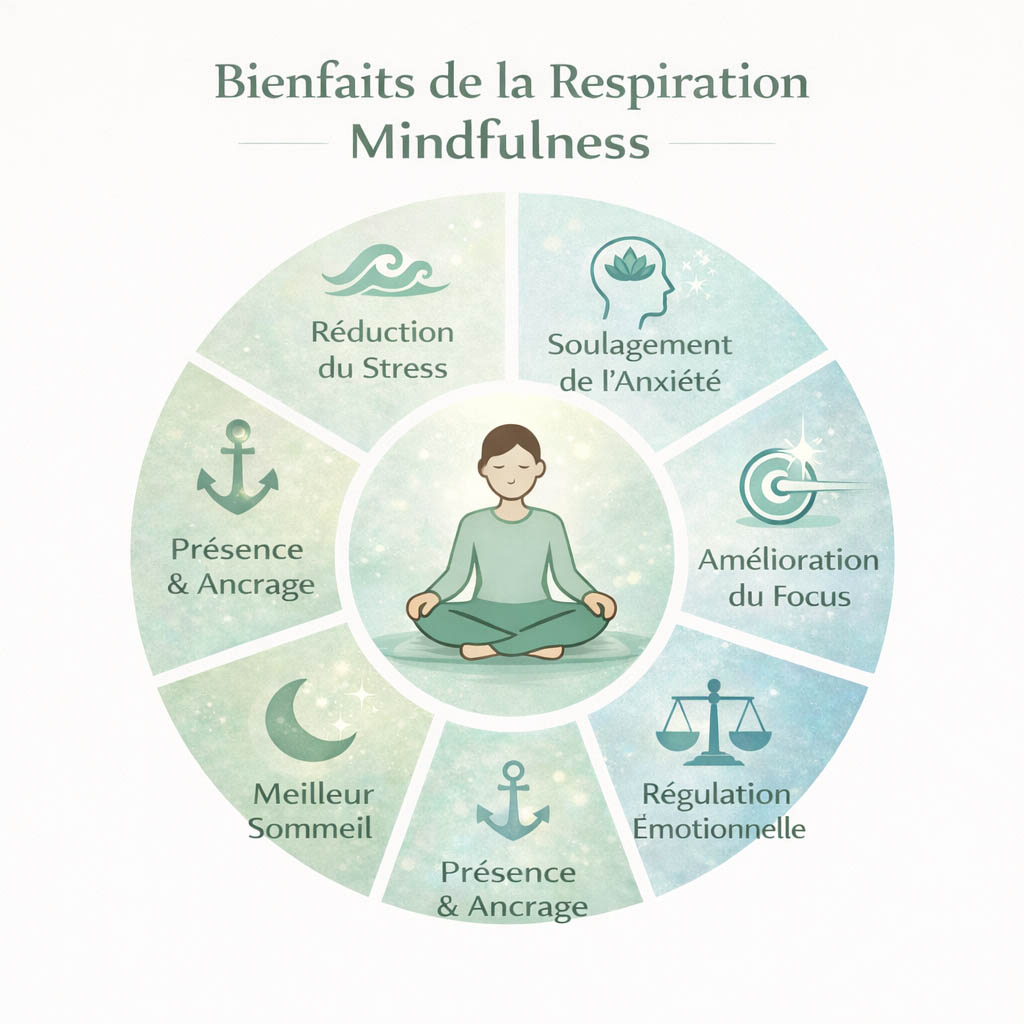 bienfaits respiration pleine conscience mindfulness mbsr